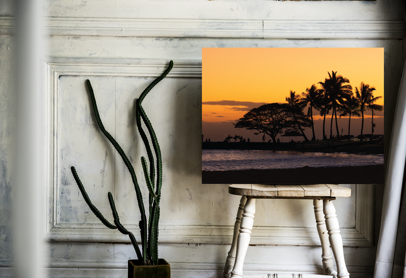 Waikiki Sunset Silhouettes