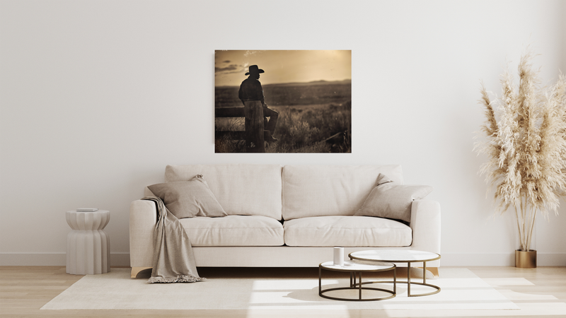 Western Silence - Vintage Cowboy